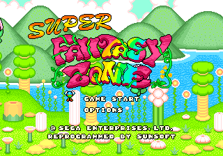 Super Fantasy Zone screenshot 3 for Sega Mega Drive
